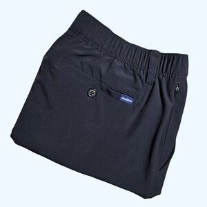 Chubbies Everywear Shorts Mens XL Black 6 Inch Inseam Elastic Waist Stretch